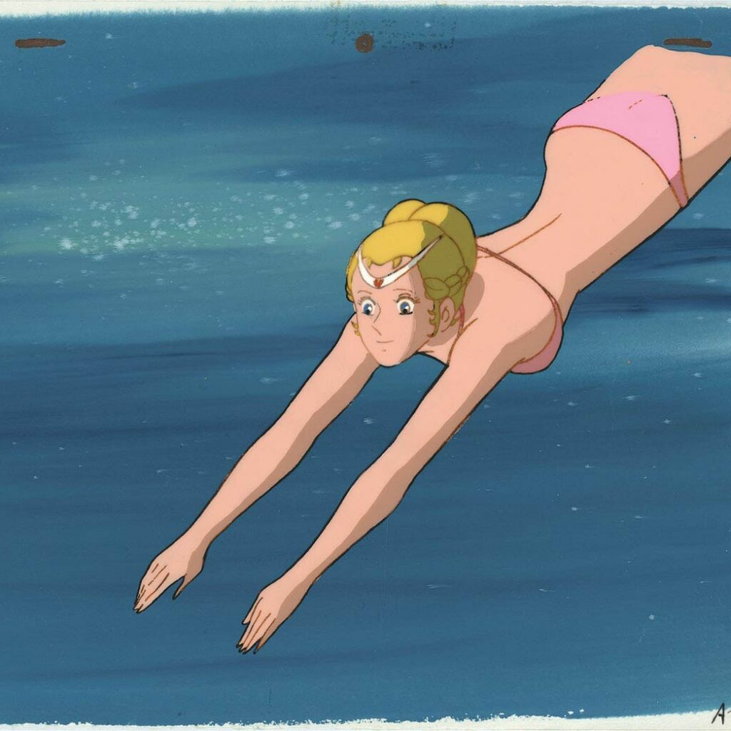 Allura swimming Voltron