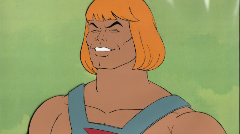 He-Man smiling